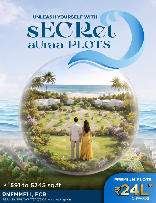 Secret Auraa – Premium Plotted Development, Nemmeli ECR, Chennai